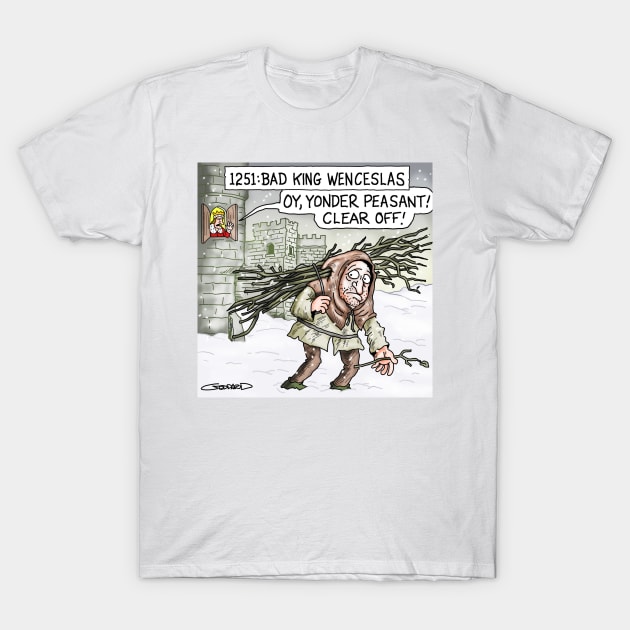 Bad King Wenceslas T-Shirt by GODDARD CREATIVE